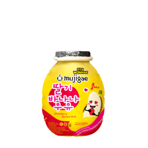 Mujigae by Wonhae Banana Milk Strawberry 250 mL